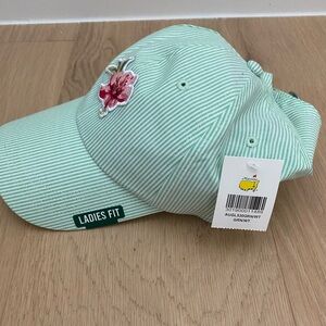 NWT! Masters Green and white with pink azalea cap! New rare find!